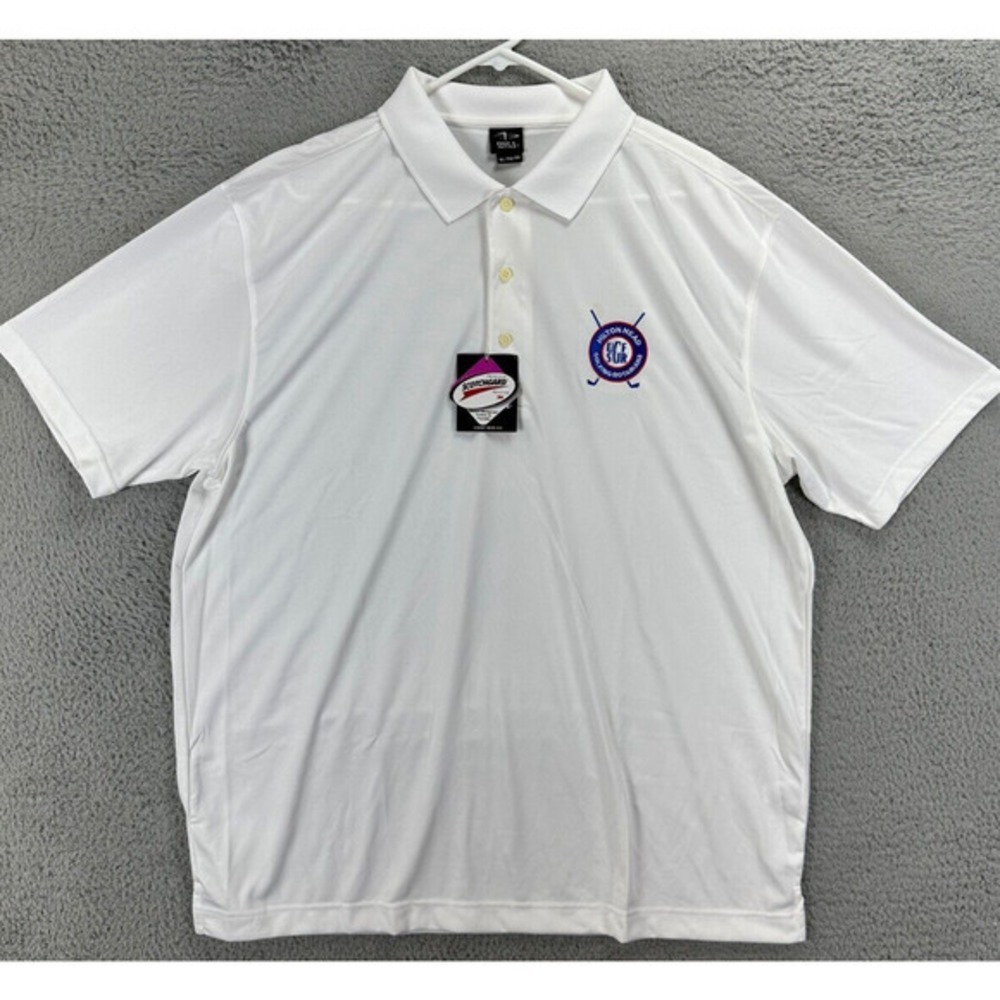 Page Tuttle Shirt Adult Extra Large White Polo Golf Rugby Activewear Mens NEW